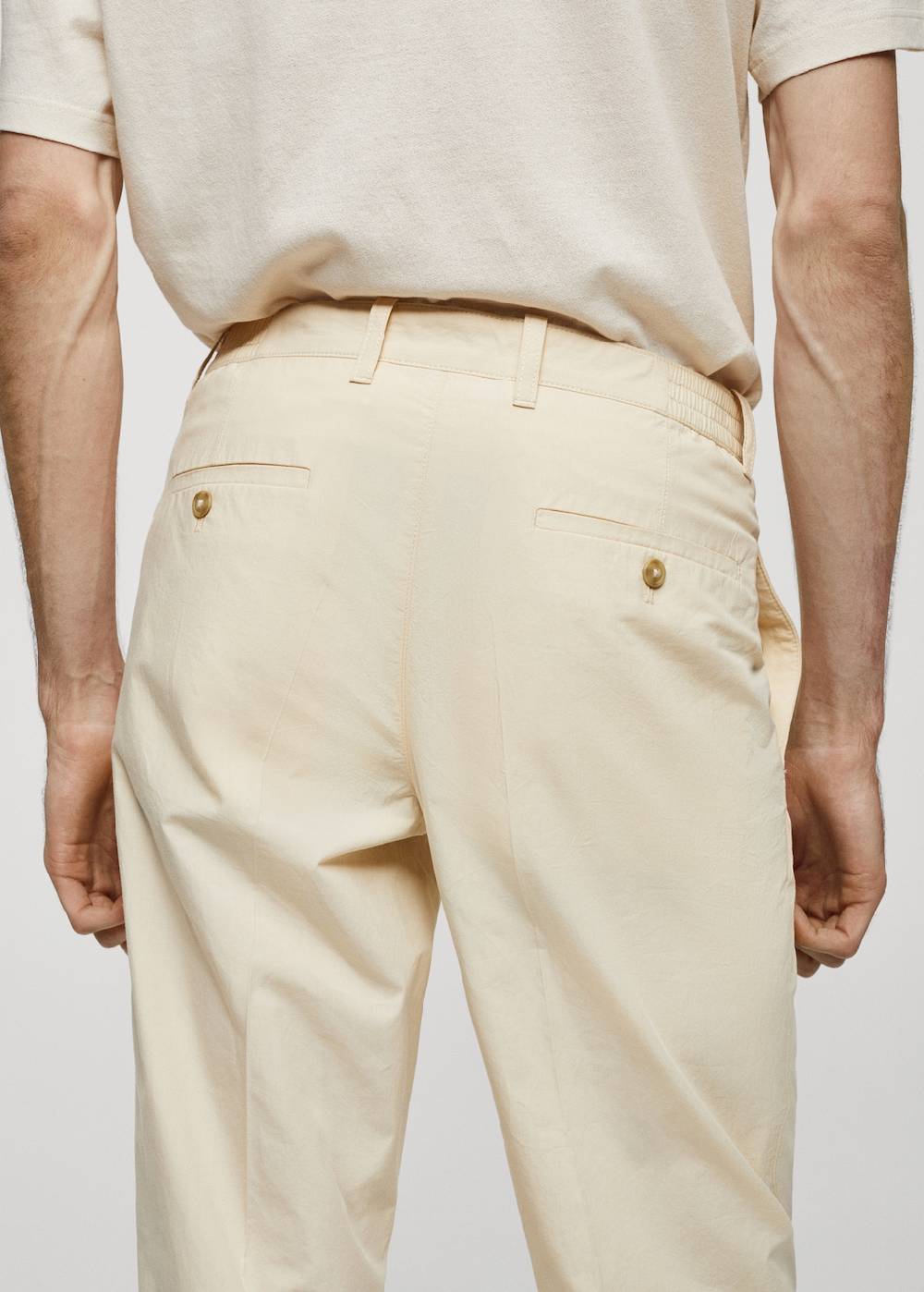 Mango Slim-Fit-Hose aus 100 % Baumwolle Lagerräumung
