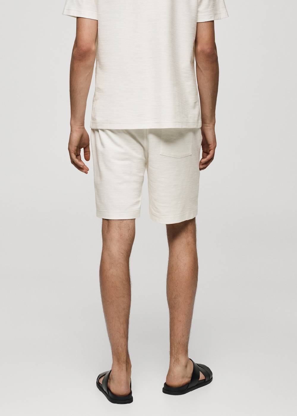 Mango Baumwoll-Bermudashorts mit Kordelzug Zeitlich begrenztes Angebot