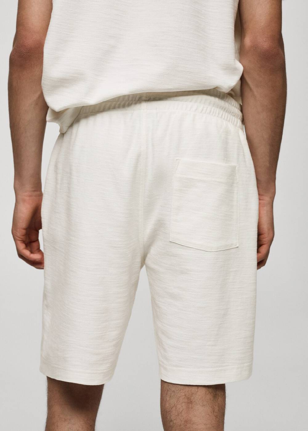Mango Baumwoll-Bermudashorts mit Kordelzug Zeitlich begrenztes Angebot