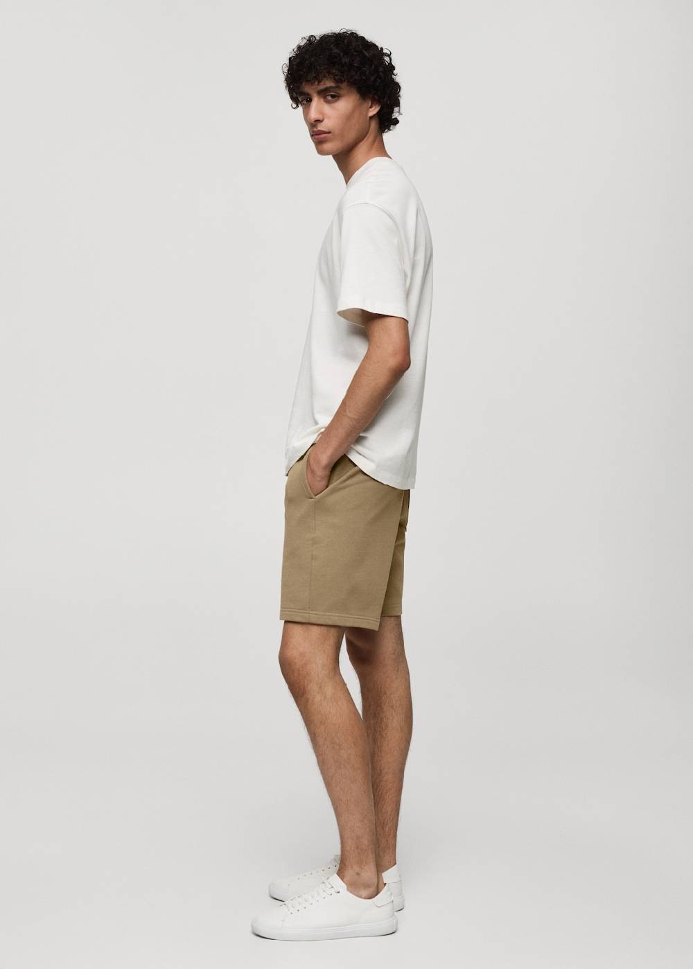 Mango Bermudashorts im Jogger-Stil aus Baumwolle Neuheiten