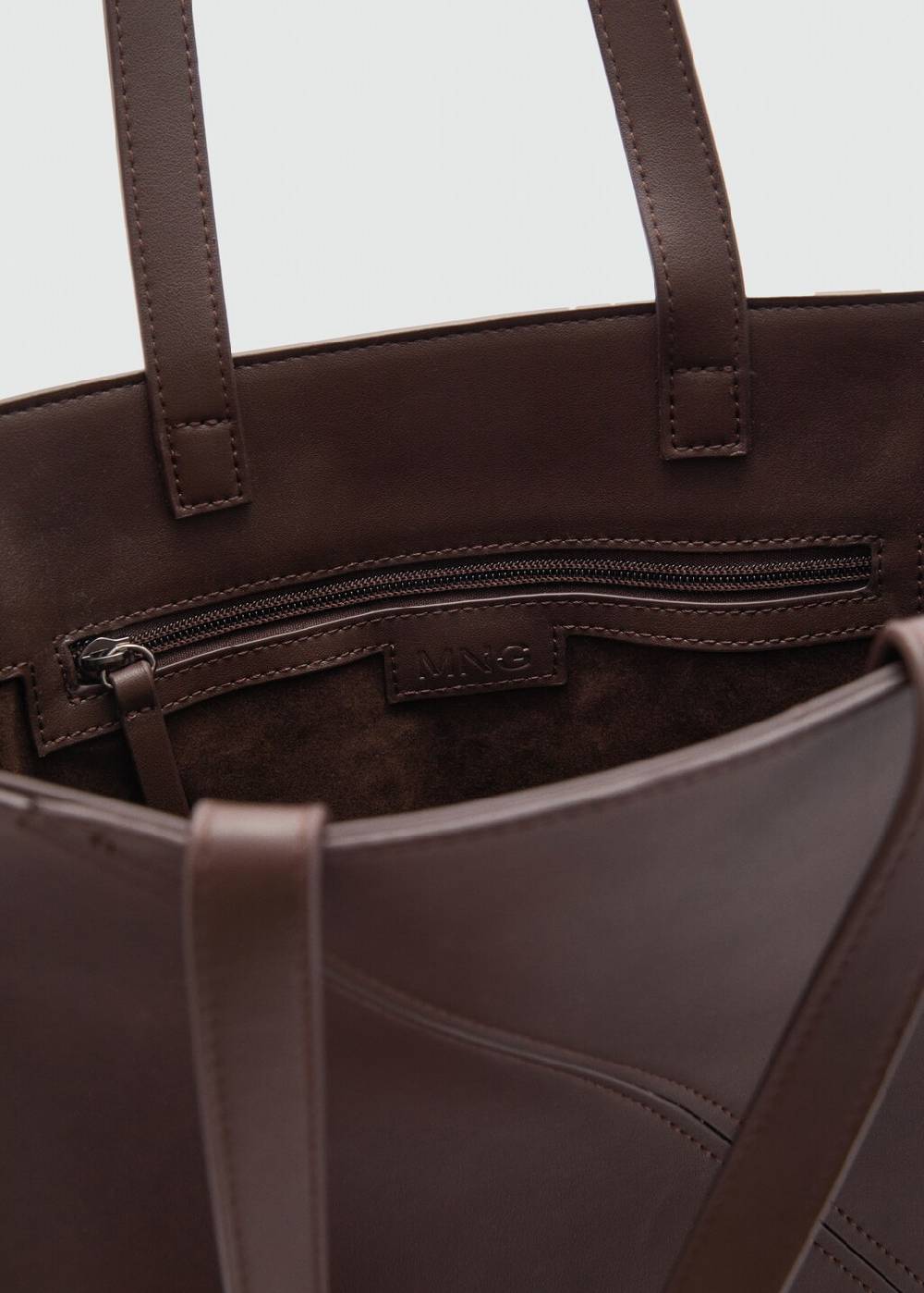 Mango Tote-Bag mit Leder-Effekt Saisonale Angebote