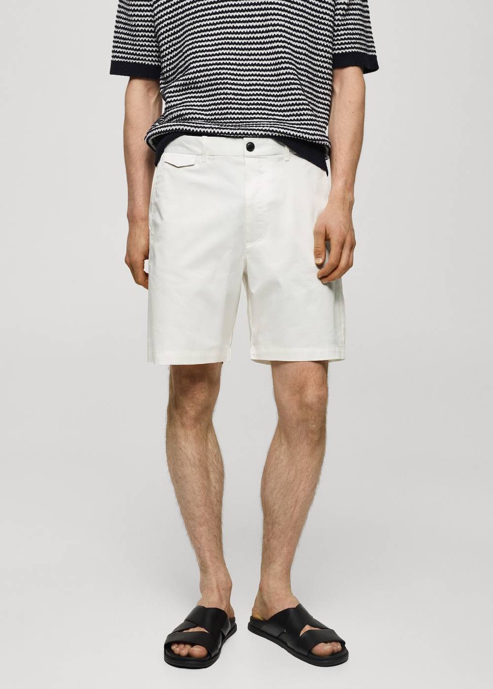 Mango Slim Fit-Bermudashorts aus Baumwolle VIP-Rabatte