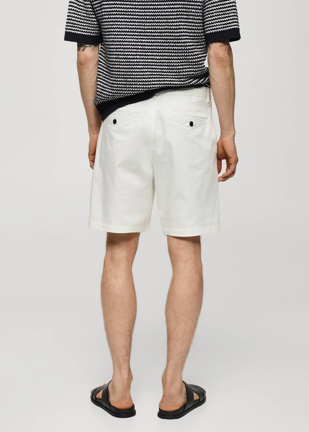 Mango Slim Fit-Bermudashorts aus Baumwolle VIP-Rabatte