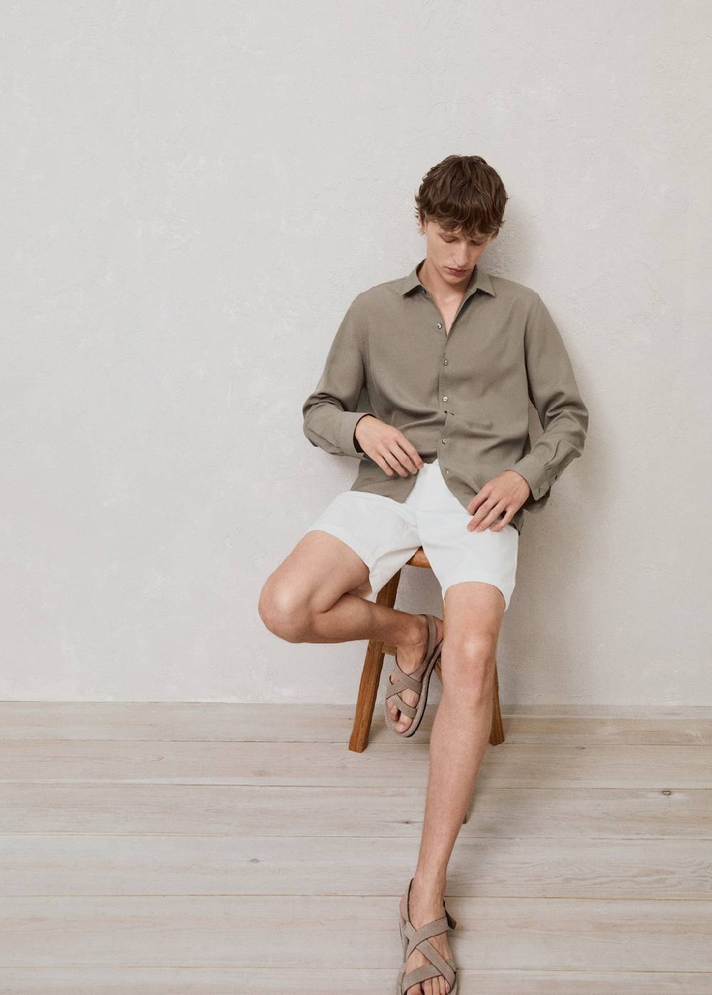 Mango Slim Fit-Bermudashorts aus Baumwolle VIP-Rabatte