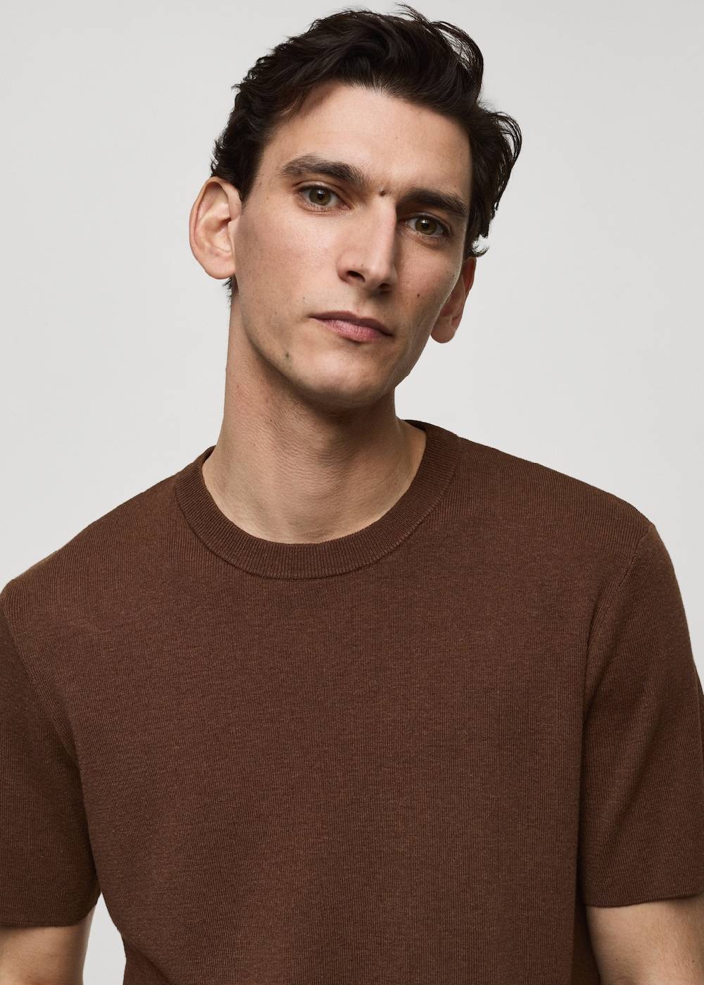 Mango Strickshirt aus Baumwolle Tiefpreis