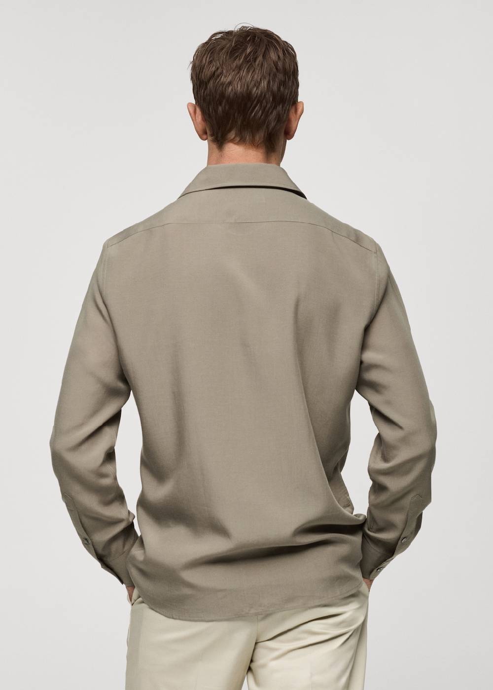 Mango Regular Fit-Hemd aus Lyocell Letzte 2 Tage