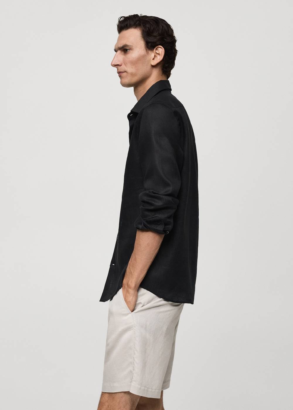 Mango Regular Fit-Hemd aus 100 % Leinen Bis zu 60% Rabatt
