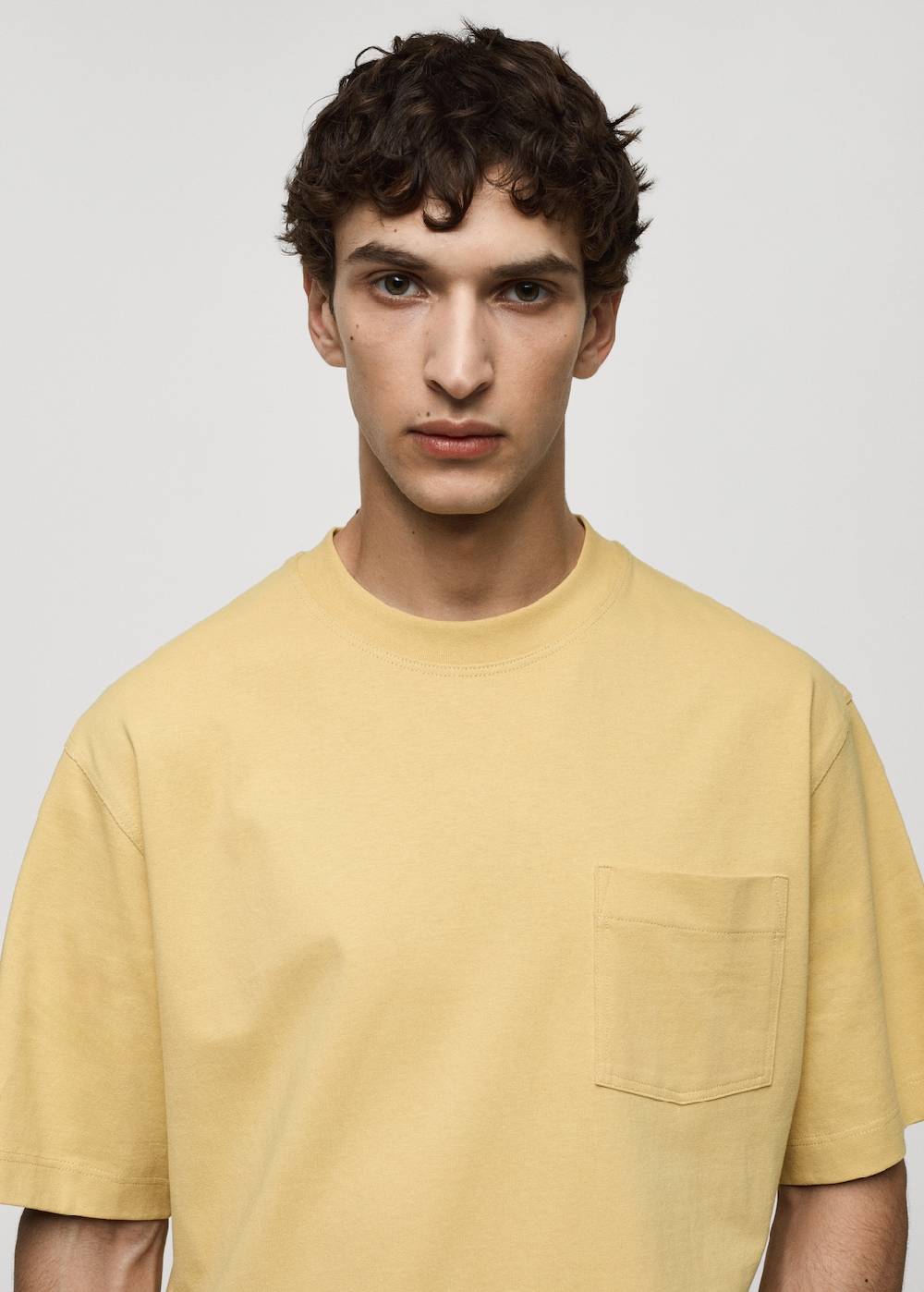 Mango T-Shirt aus 100 % Baumwolle mit Tasche Bis zu 65% Rabatt