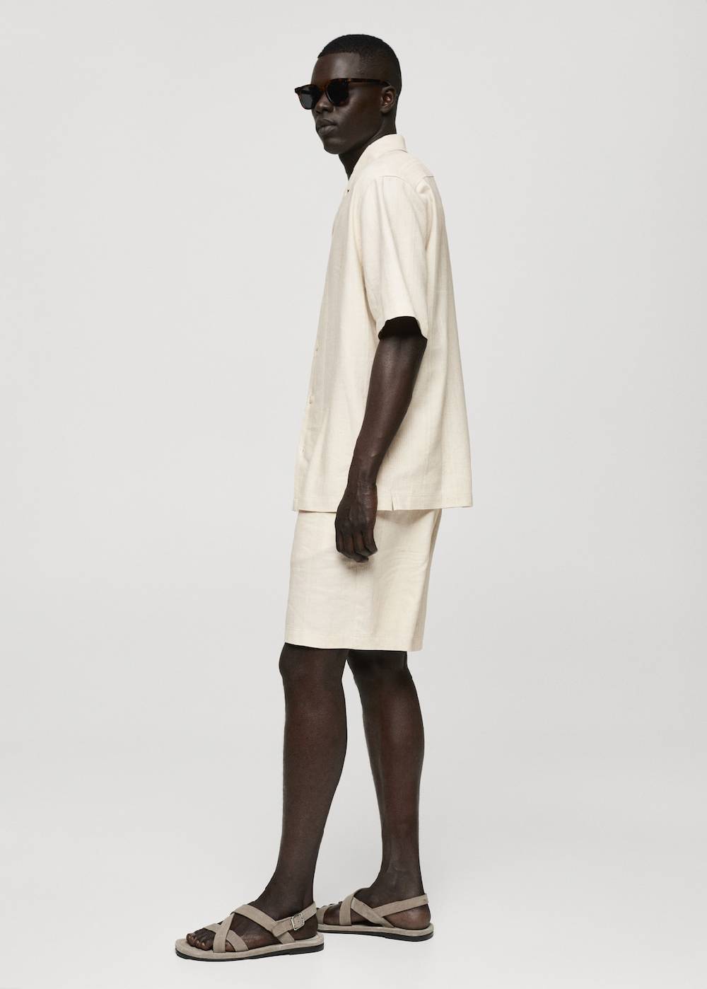 Mango Relaxed-Fit-Hemd aus Leinengemisch 50% Rabatt mit kostenlosem Versand