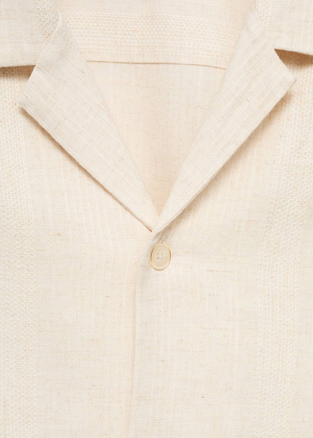 Mango Relaxed-Fit-Hemd aus Leinengemisch 50% Rabatt mit kostenlosem Versand