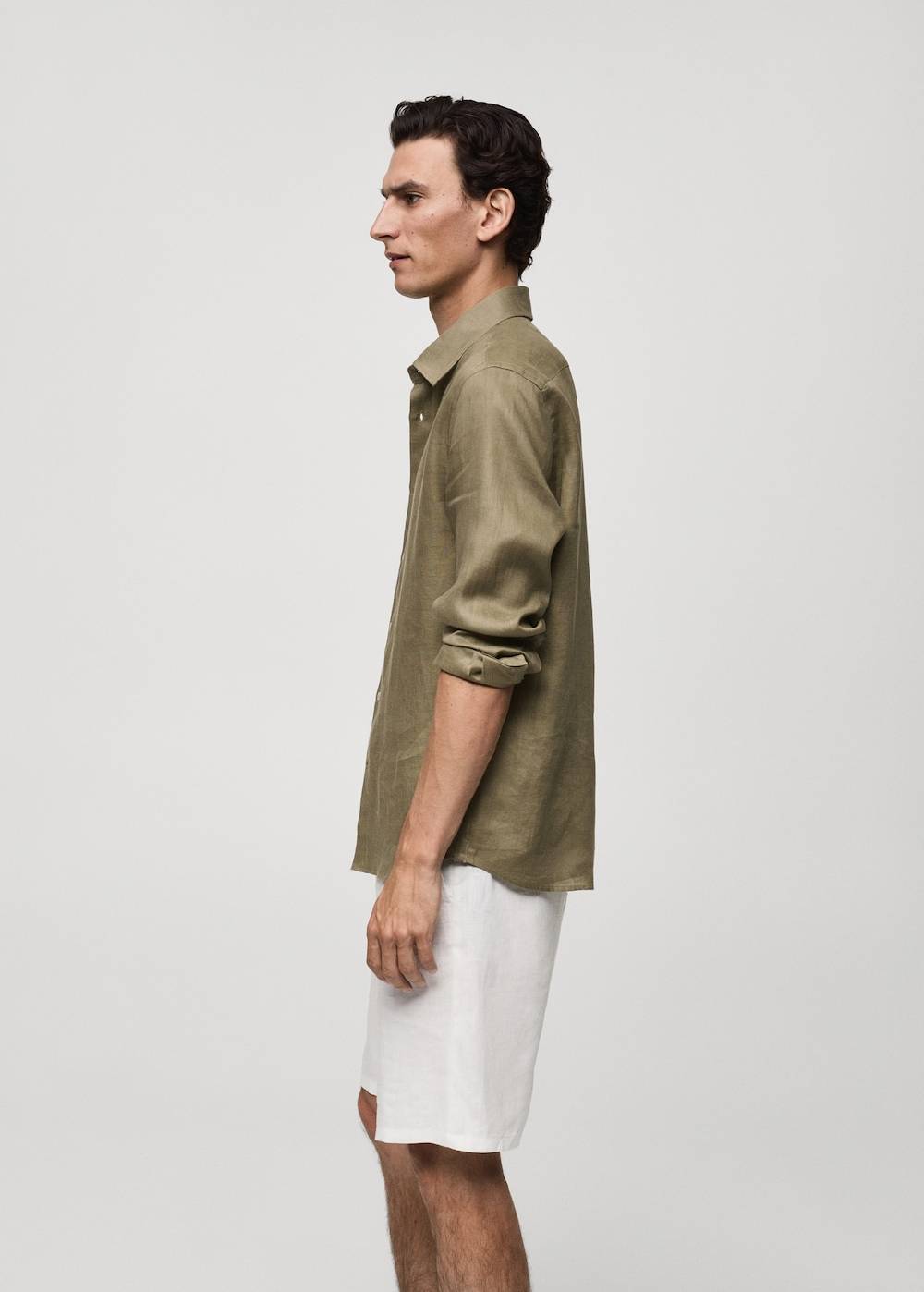 Mango Regular Fit-Hemd aus 100 % Leinen Begrenzt auf 3 Tage