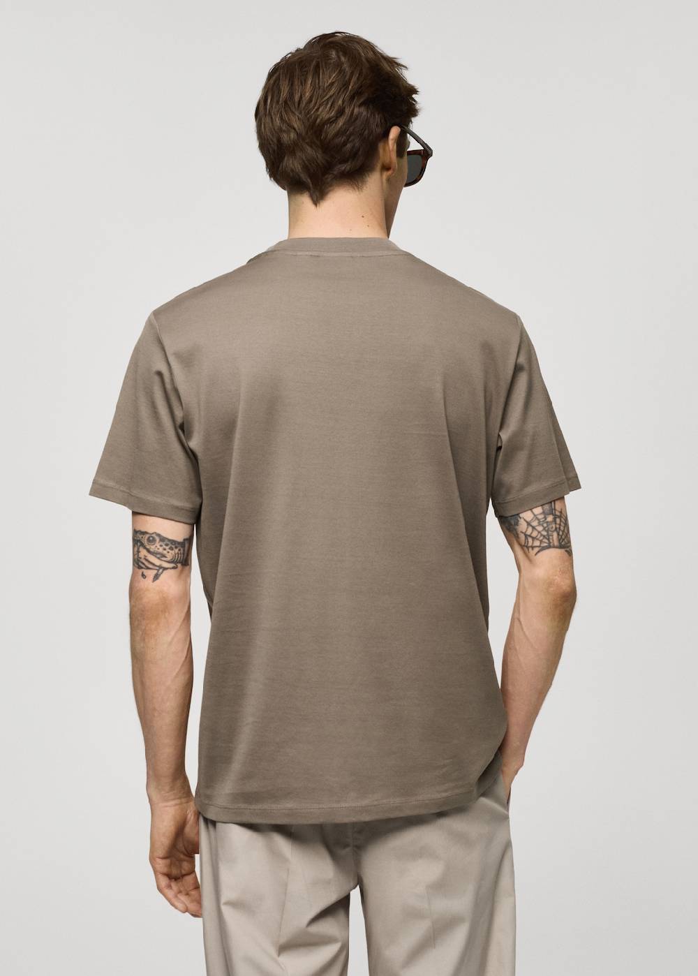 Mango Slim-Fit-T-Shirt aus 100 % Baumwolle Speichern exportieren