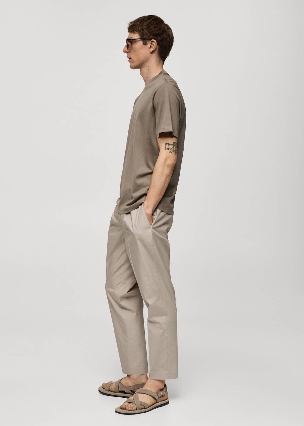 Mango Slim-Fit-T-Shirt aus 100 % Baumwolle Speichern exportieren