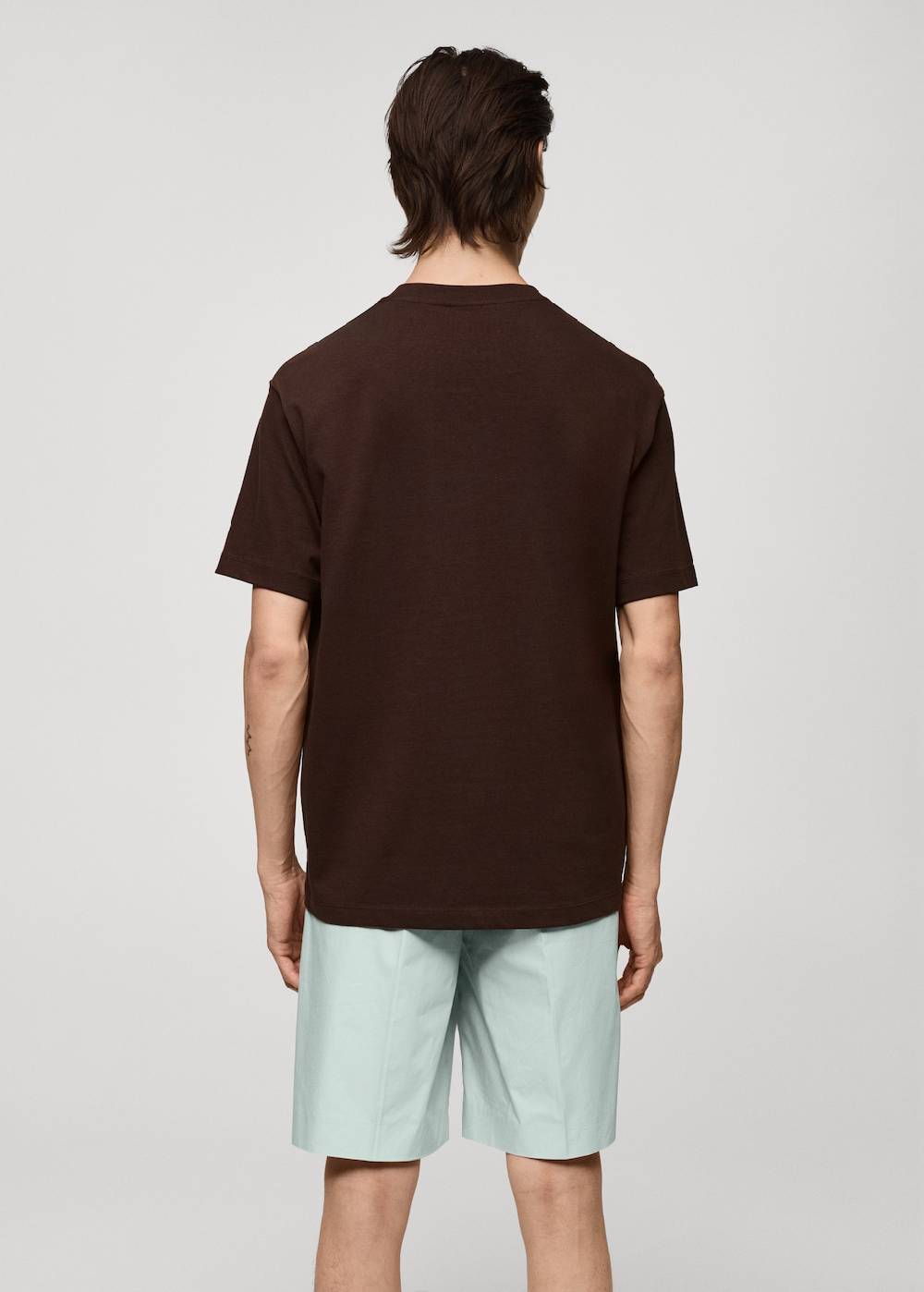 Mango Relaxed-Fit-T-Shirt aus 100 % Baumwolle Rabatte dieses Monats