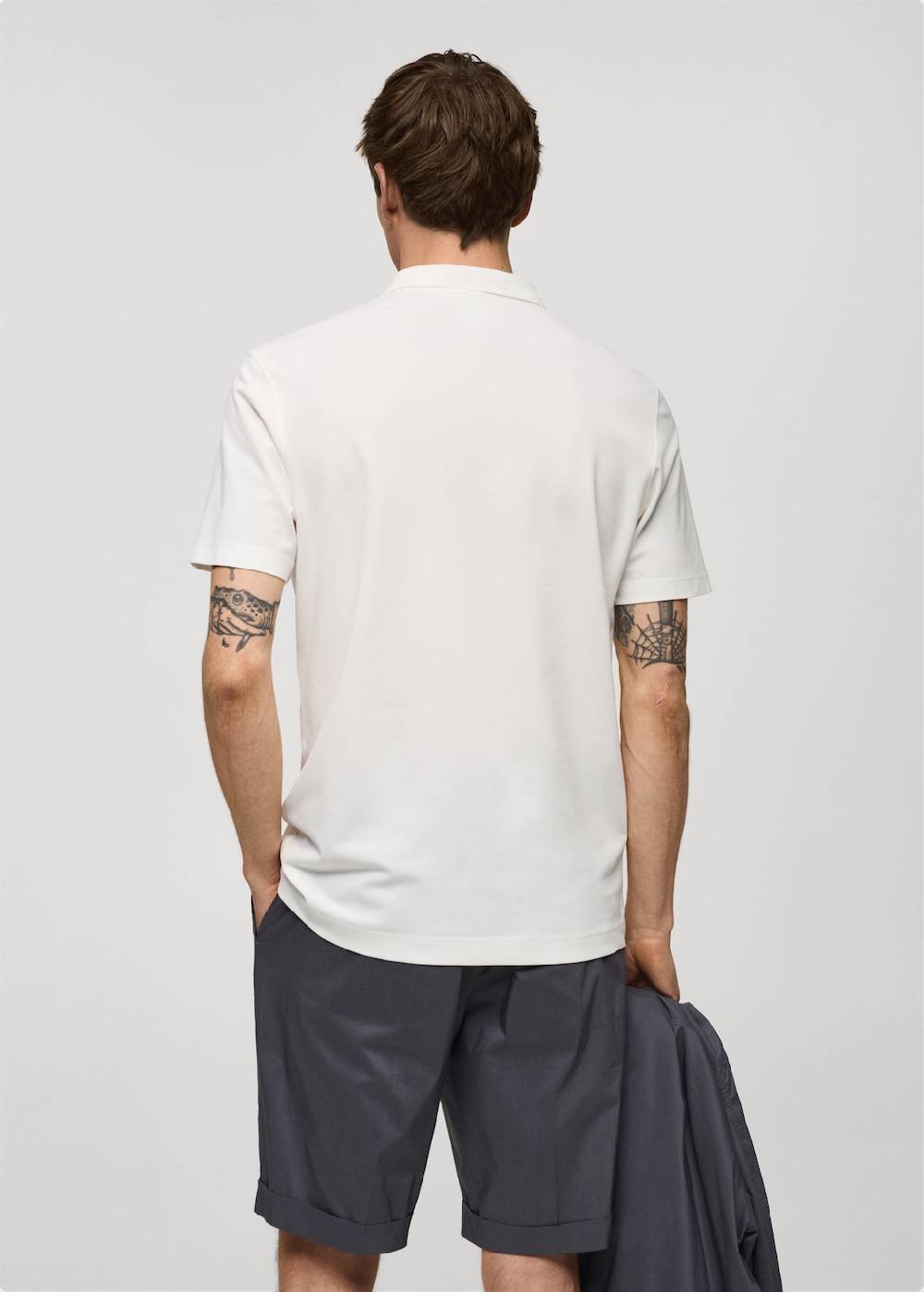 Mango Slim Fit-Poloshirt aus Baumwoll-Piqué 2025