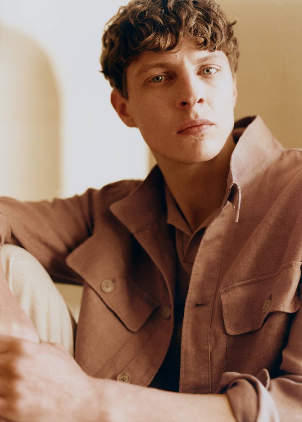 Mango Overshirt aus 100 % Baumwolle mit Taschen Outlet