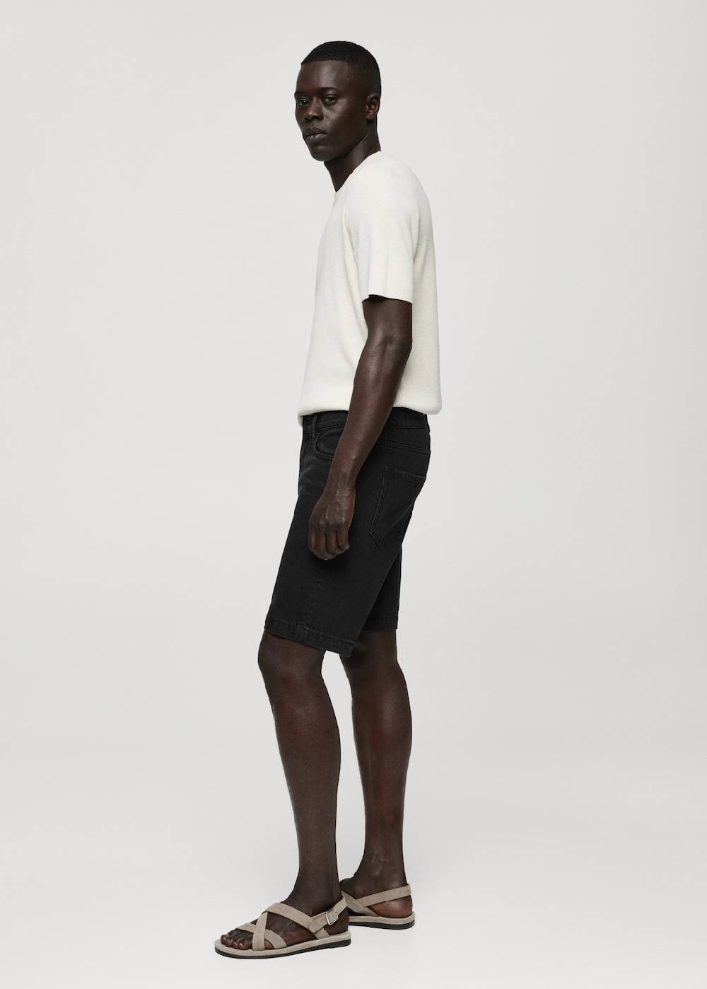 Mango Regular Fit-Bermudashorts aus Jeans Verkauf