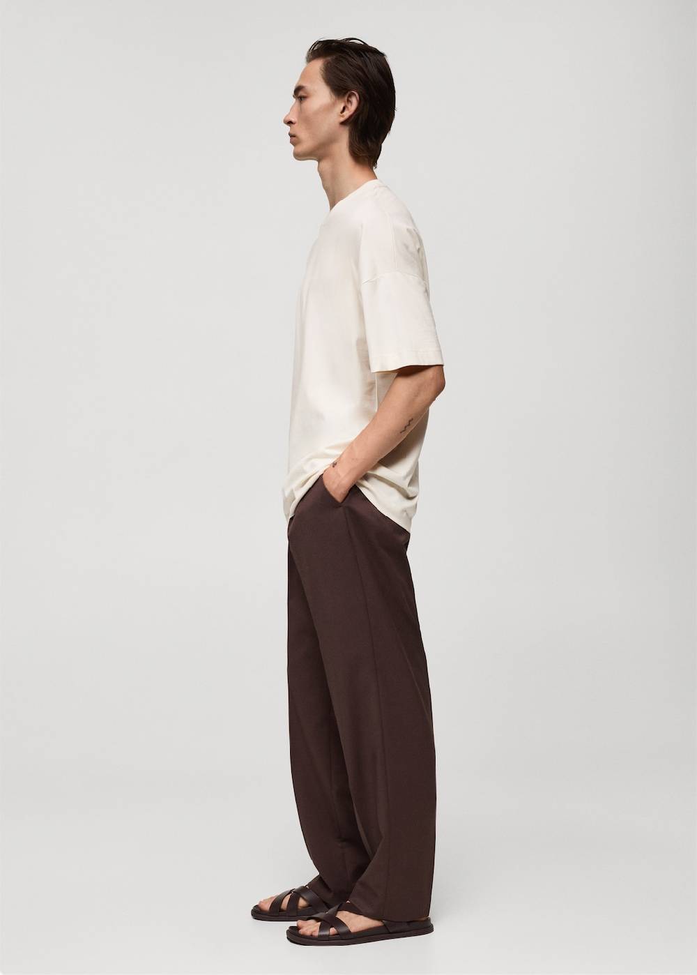 Mango Oversized-T-Shirt aus 100 % Baumwolle Angebote