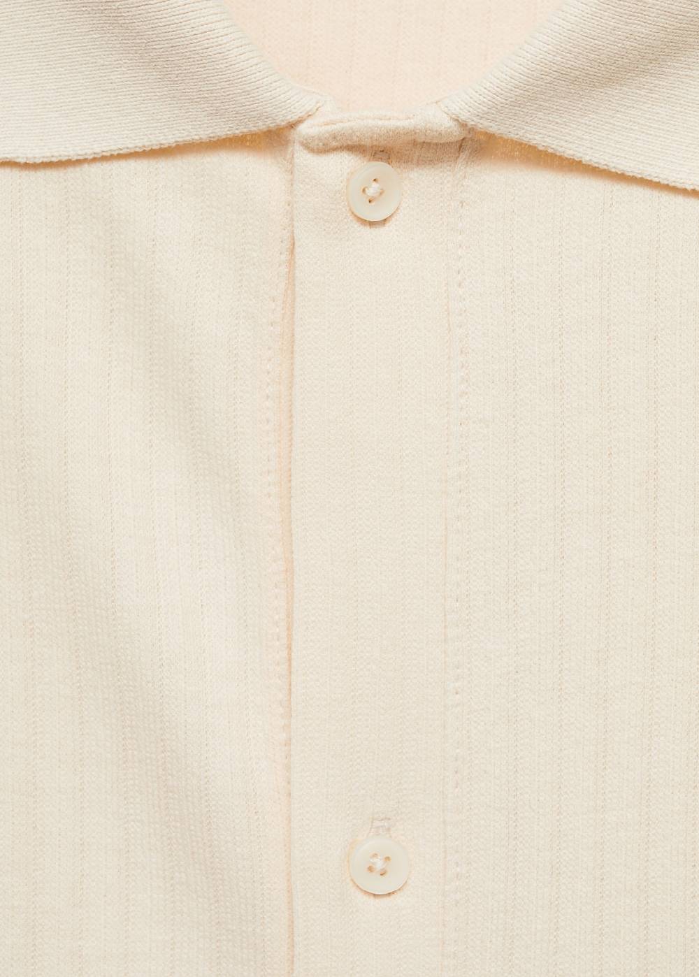 Mango Geknöpftes Regular Fit-Poloshirt mit Struktur Hotsell