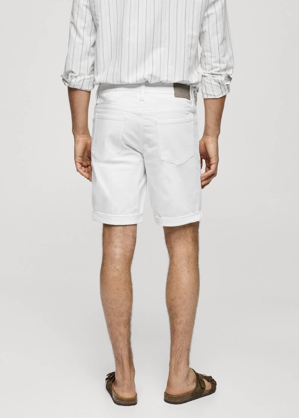 Mango Slim Fit-Jeans-Bermudashorts Schlussverkauf