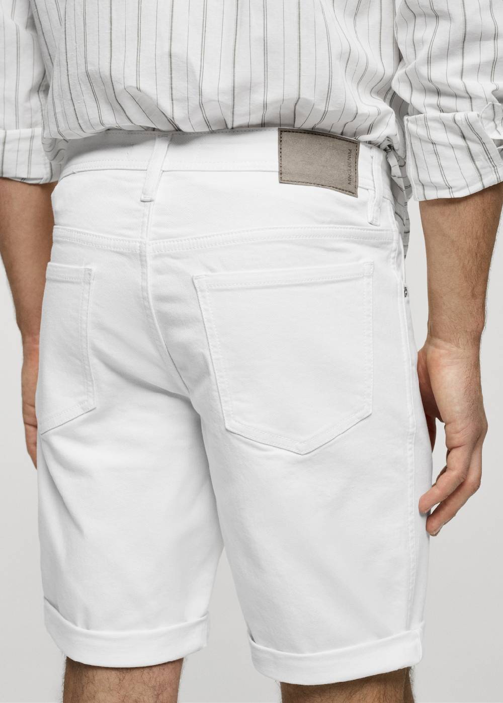 Mango Slim Fit-Jeans-Bermudashorts Schlussverkauf