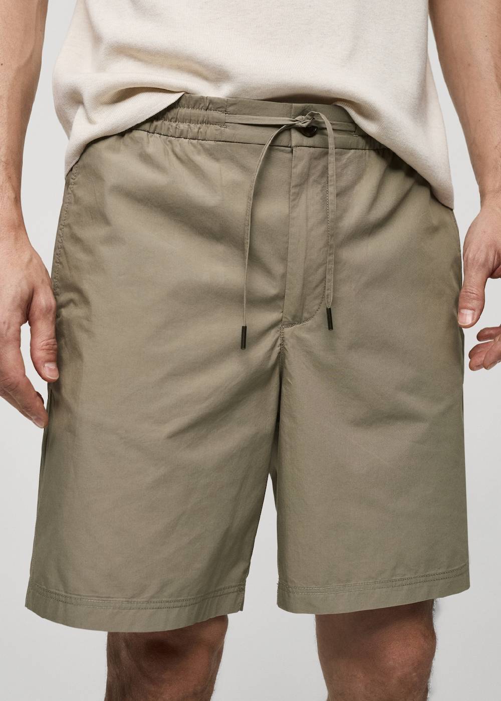Mango Bermudashorts aus 100 % Baumwolle mit Kordel Günstiger Verkauf