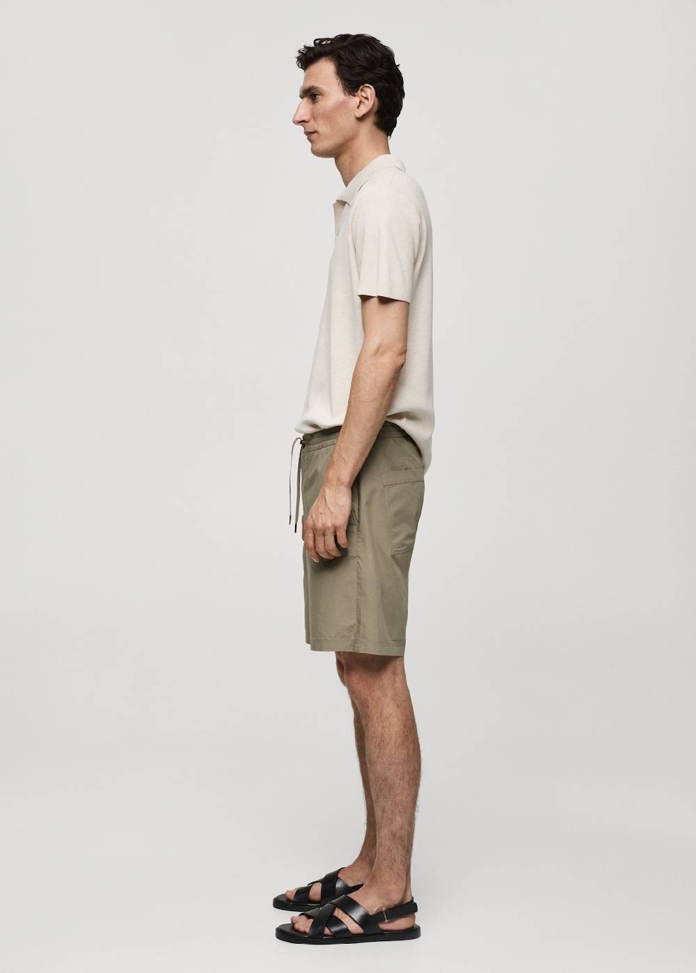 Mango Bermudashorts aus 100 % Baumwolle mit Kordel Günstiger Verkauf