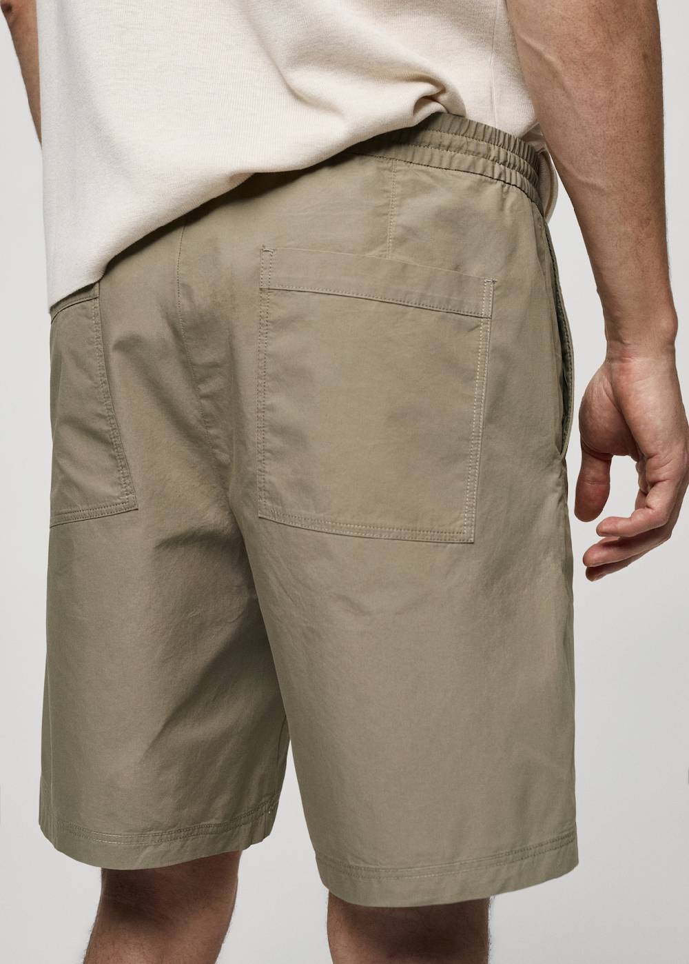 Mango Bermudashorts aus 100 % Baumwolle mit Kordel Günstiger Verkauf