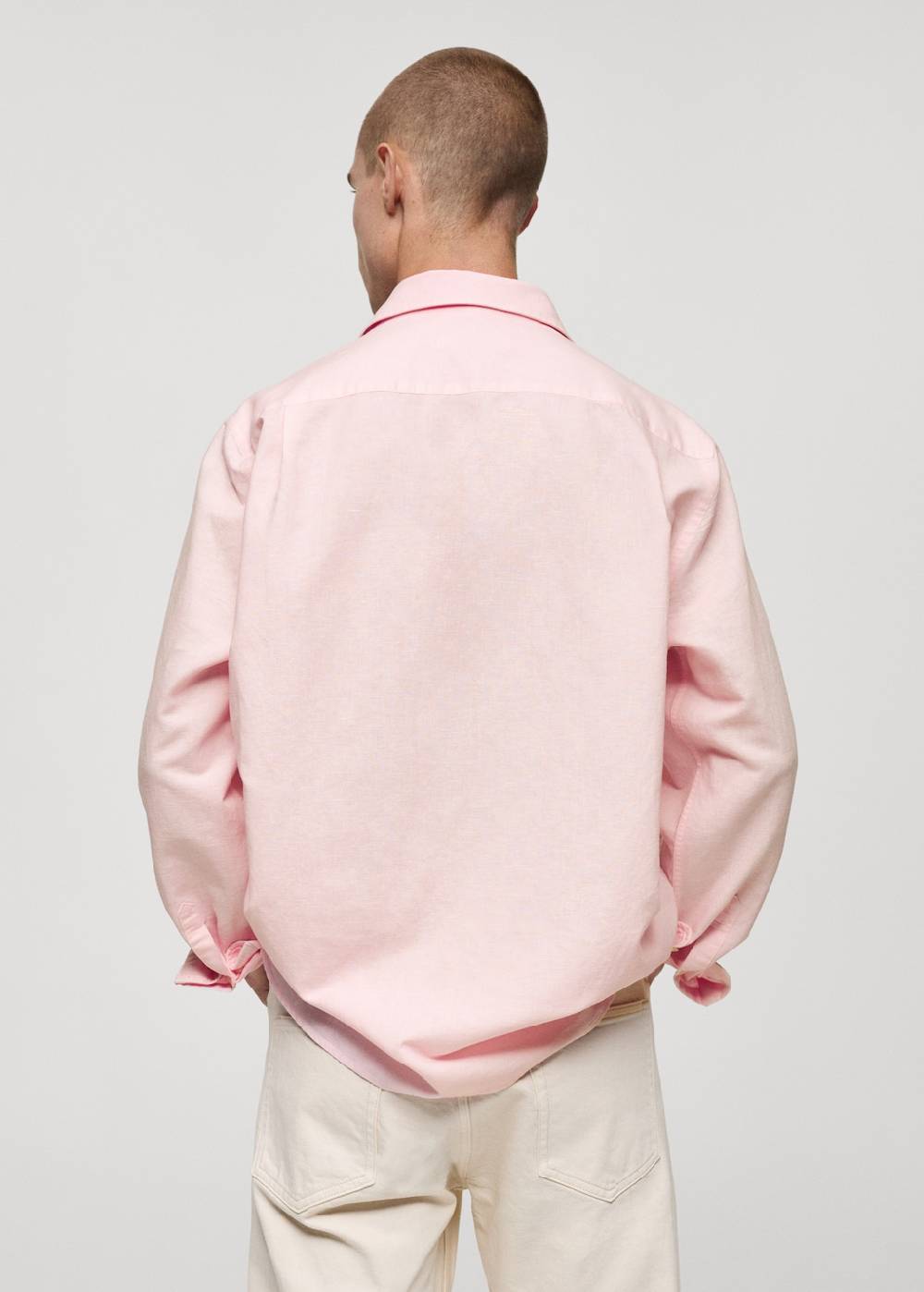 Mango Classic Fit-Leinenhemd Fabrikpreis