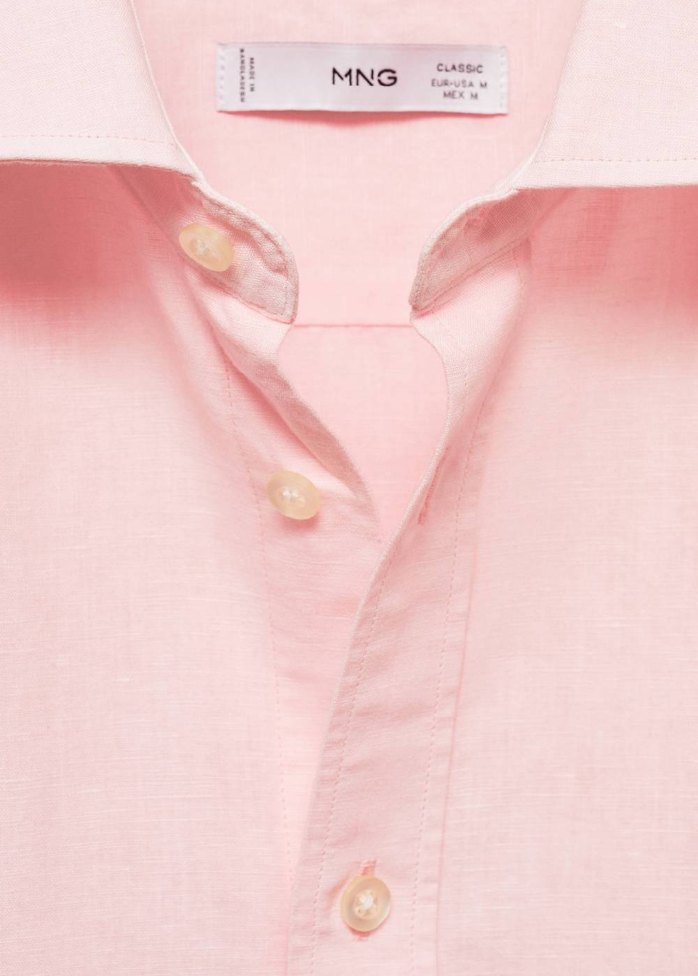 Mango Classic Fit-Leinenhemd Fabrikpreis