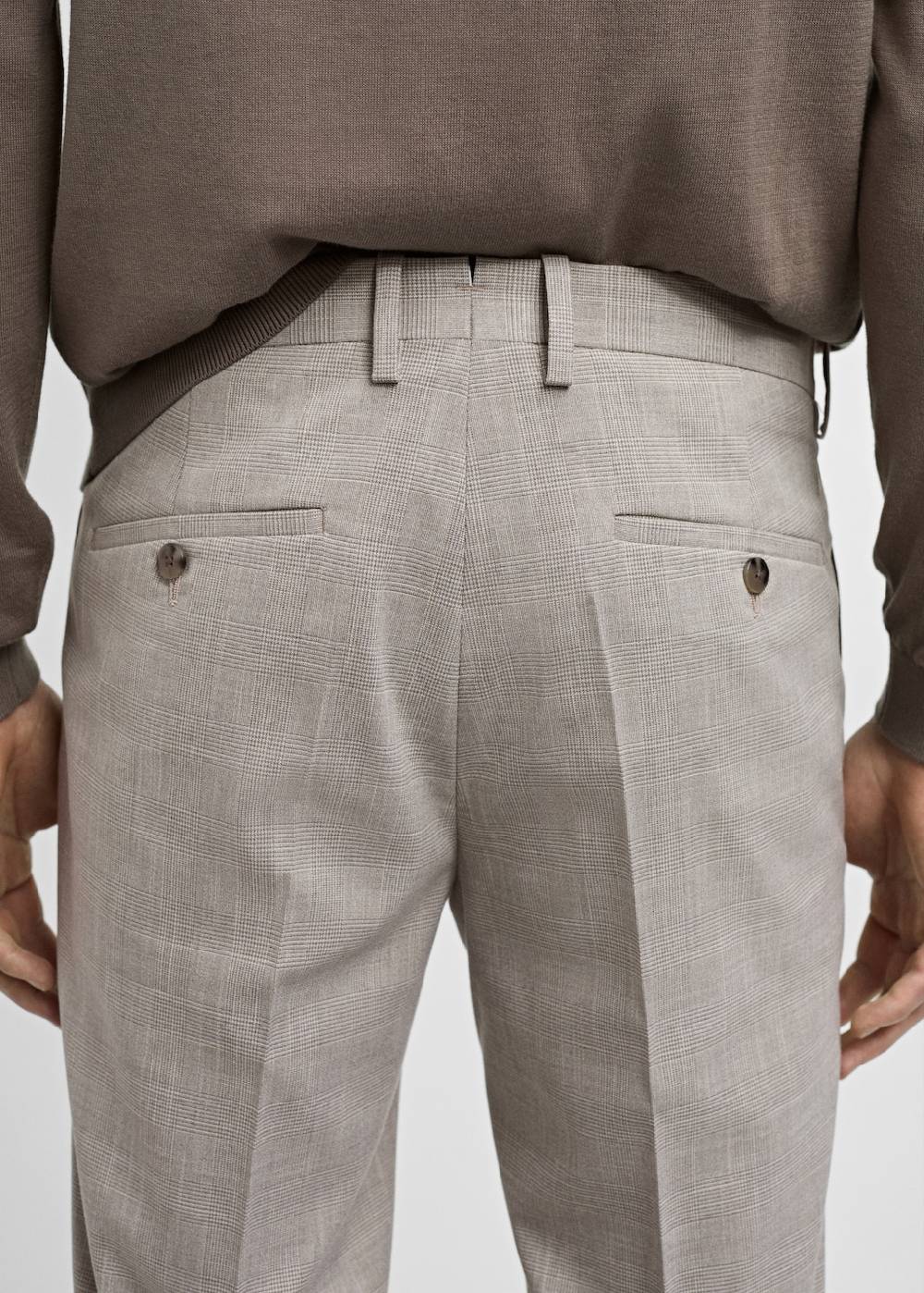 Mango Super Slim Fit-Anzughose aus Stretchstoff Großer Ausverkauf