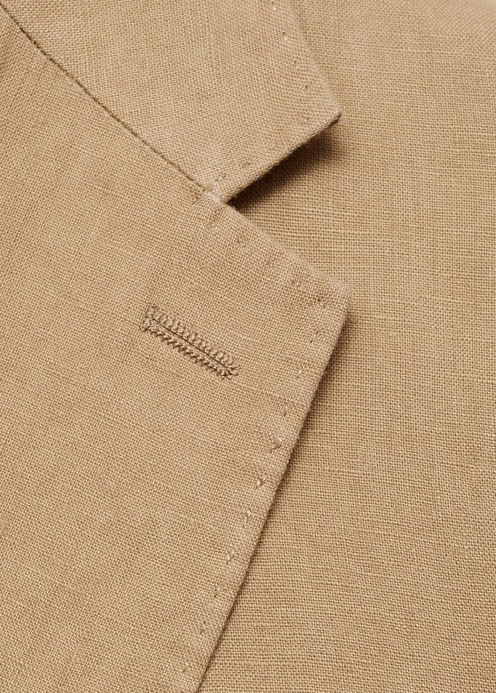 Mango Slim Fit-Anzugjacke aus 100 % Leinen Osterangebot