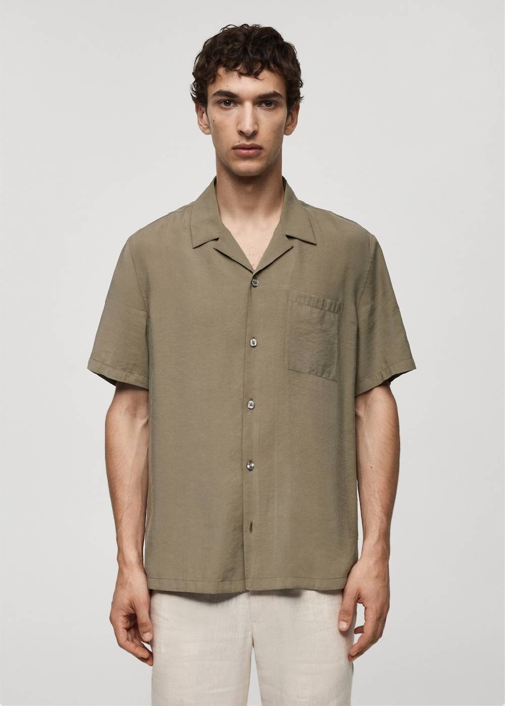 Mango Regular-Fit-Hemd aus Baumwolle und Modal Vatertagsangebot