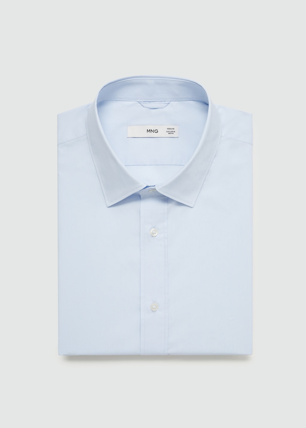 Mango Regular-Fit-Hemd aus 100 % Baumwolle Große Rabatte