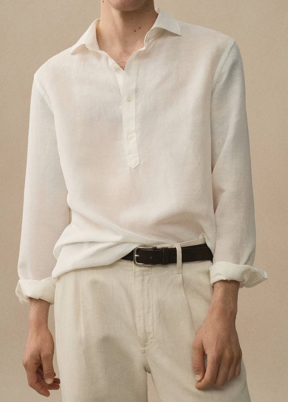 Mango Relaxed-Fit-Hemd aus Leinen mit Tencel Bestseller