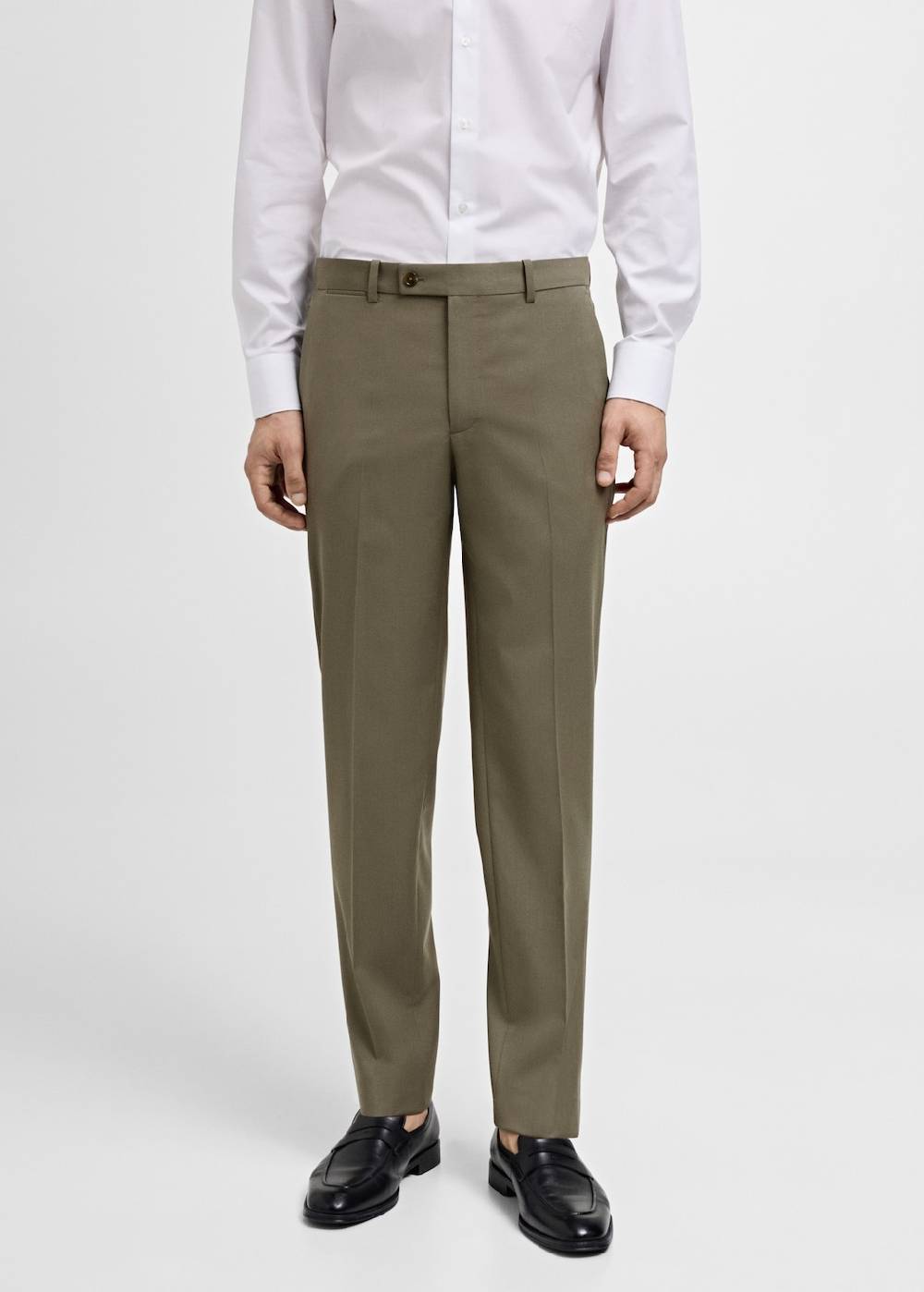Mango Slim-Fit-Anzughose aus 100 % Schurwolle Tägliche Deals