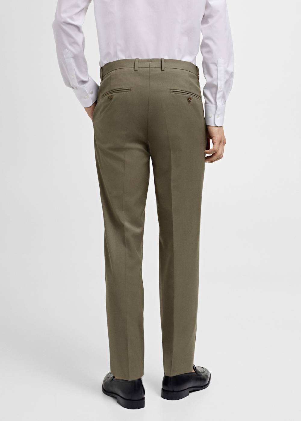 Mango Slim-Fit-Anzughose aus 100 % Schurwolle Tägliche Deals