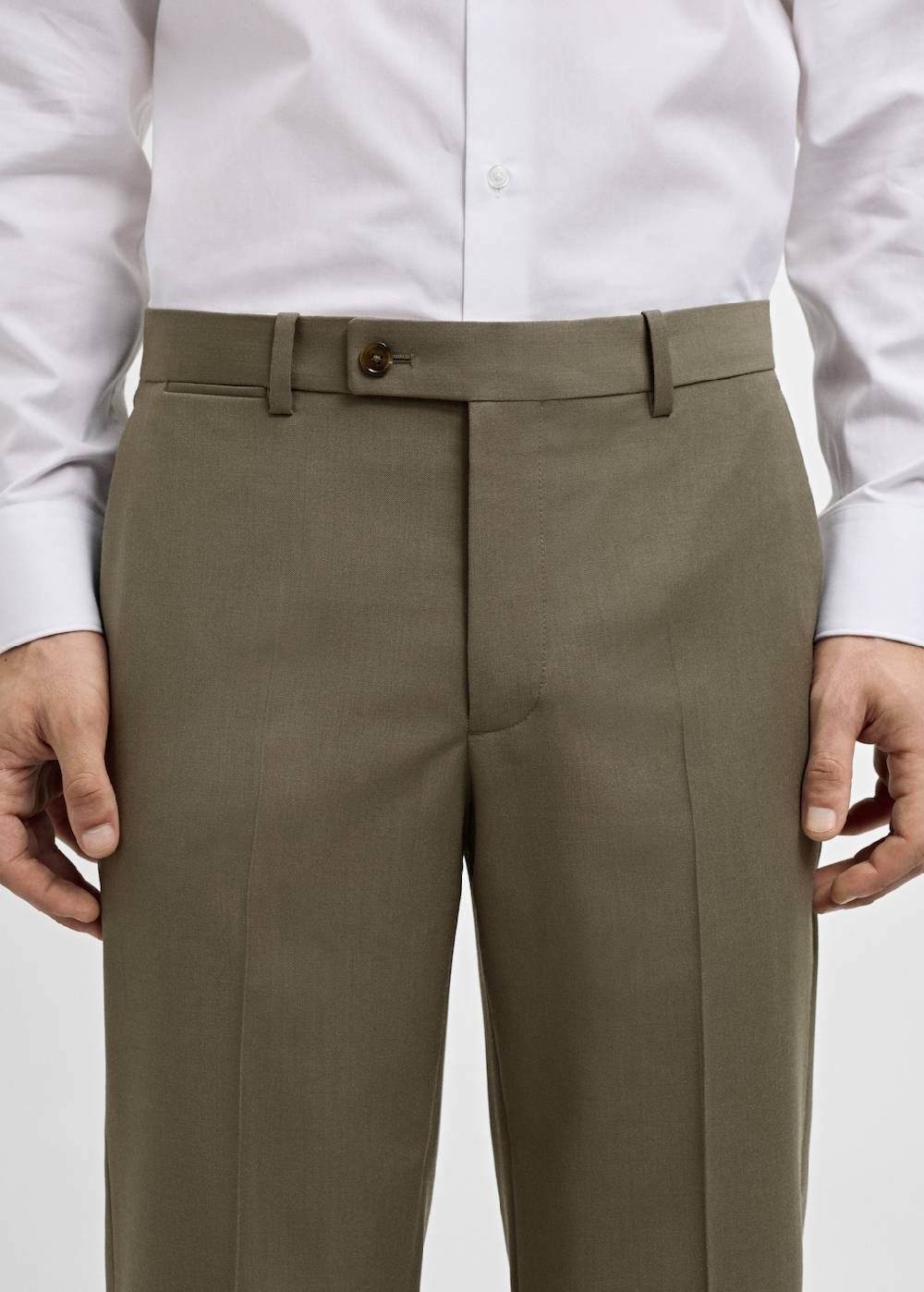 Mango Slim-Fit-Anzughose aus 100 % Schurwolle Tägliche Deals