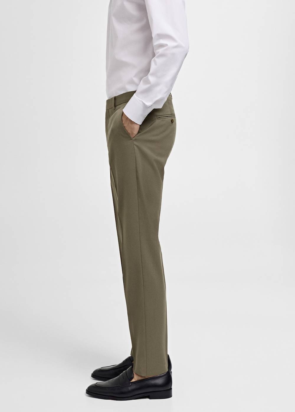 Mango Slim-Fit-Anzughose aus 100 % Schurwolle Tägliche Deals