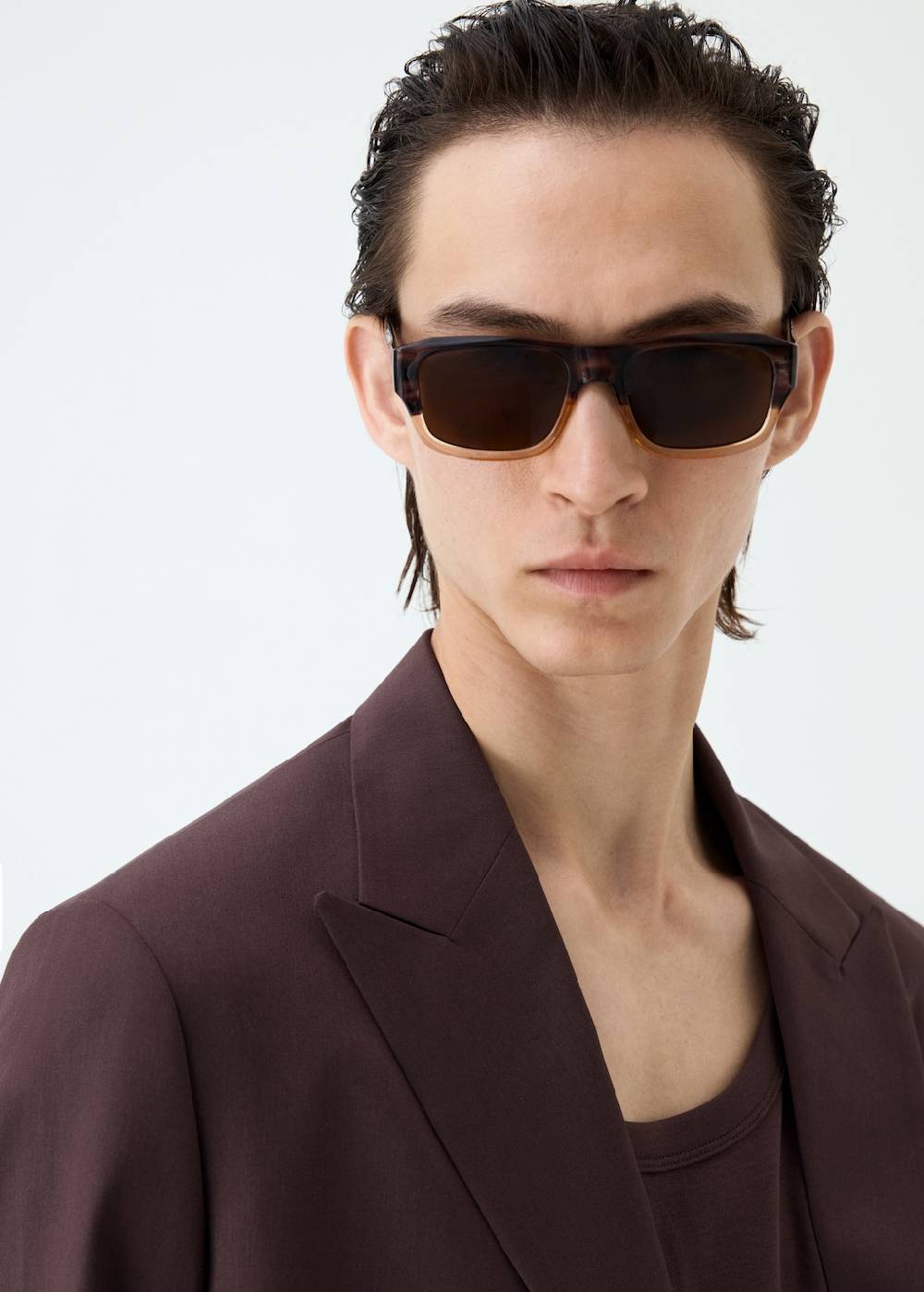 Mango Sonnenbrille mit Gestell im Farbverlauf Tiefpreis
