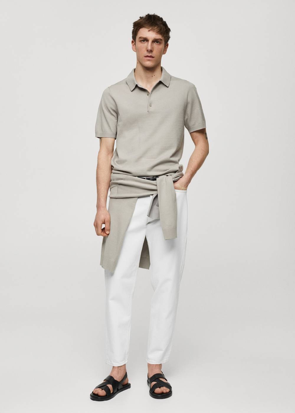 Mango Feinstrick-Poloshirt Letzte 2 Tage