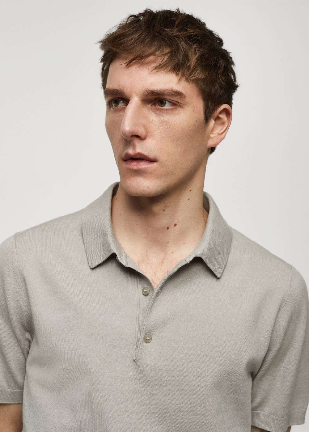 Mango Feinstrick-Poloshirt Letzte 2 Tage