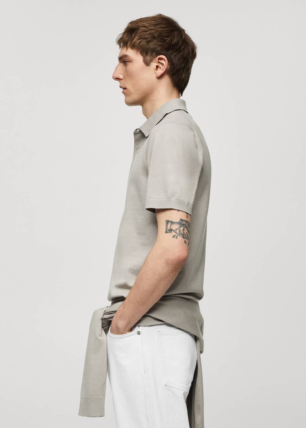 Mango Feinstrick-Poloshirt Letzte 2 Tage