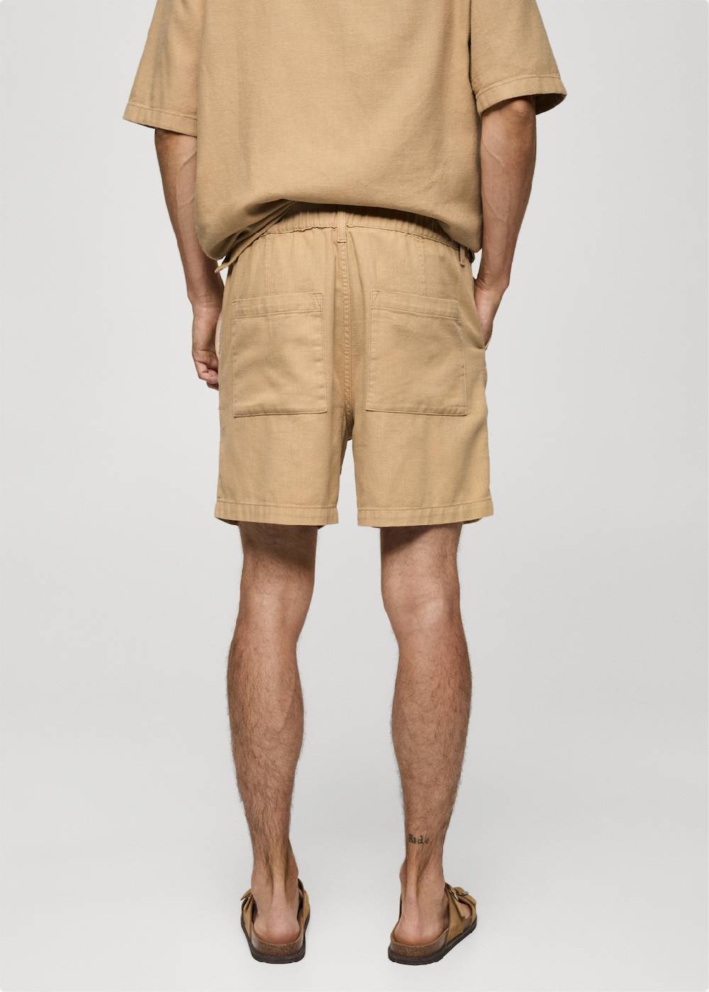 Mango Baumwoll-Bermudashorts mit Taschen Zeitbegrenzte Promotion