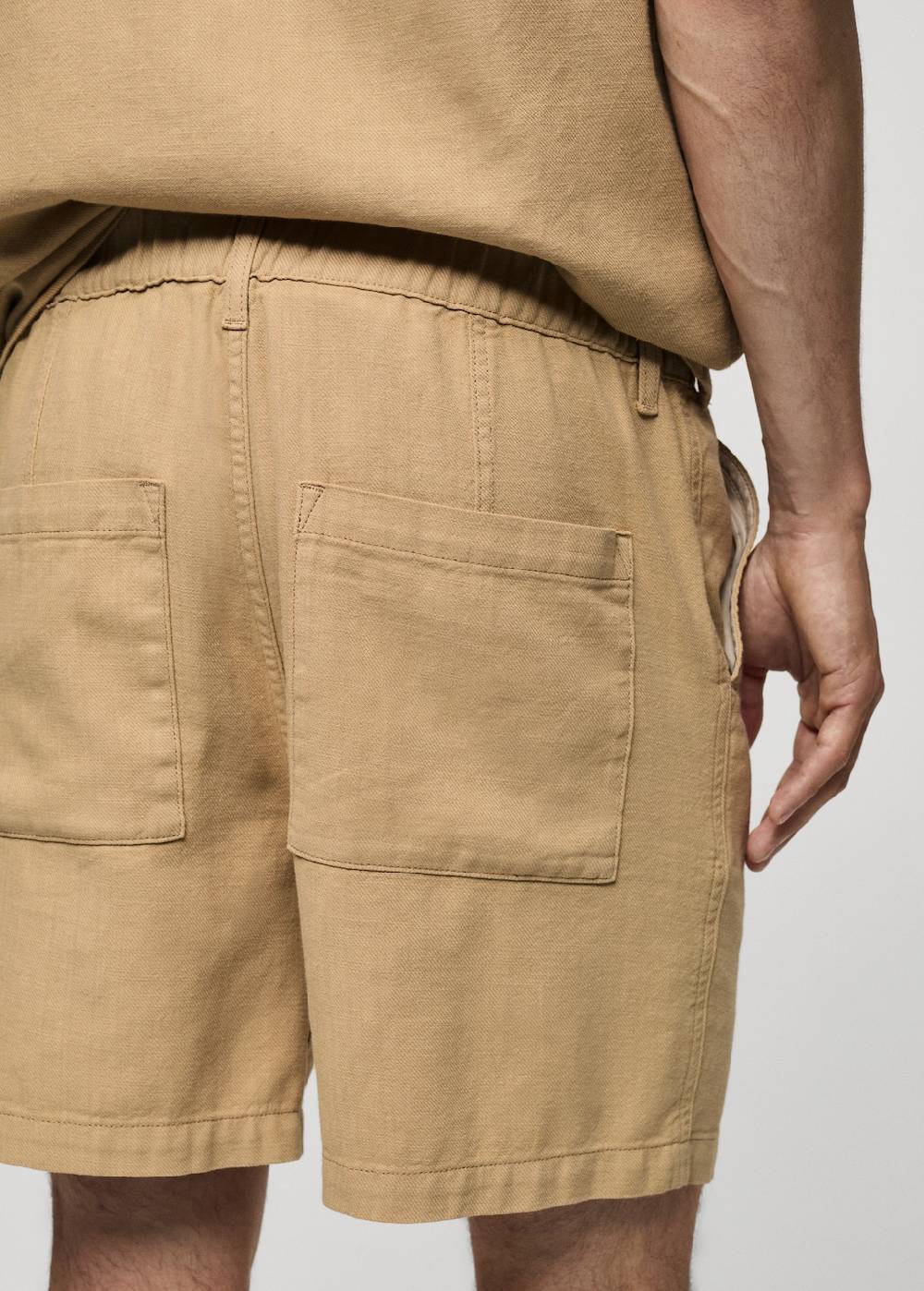 Mango Baumwoll-Bermudashorts mit Taschen Zeitbegrenzte Promotion
