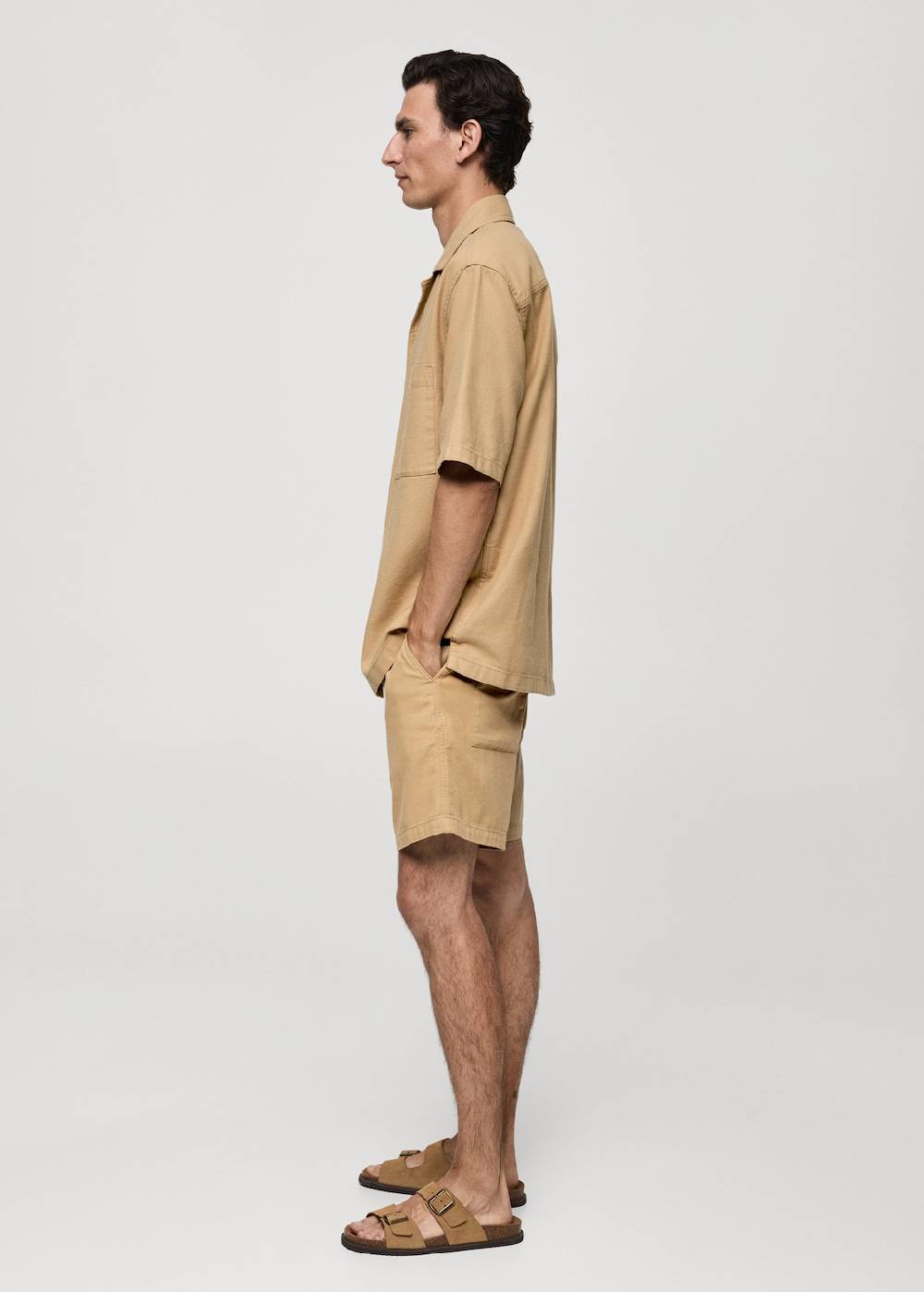 Mango Baumwoll-Bermudashorts mit Taschen Zeitbegrenzte Promotion