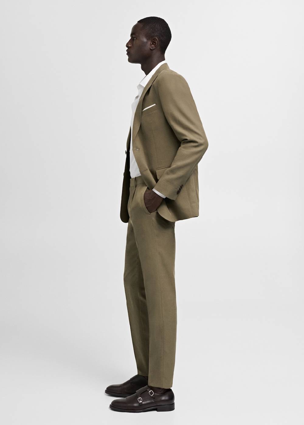 Mango Tencel™ Slim-Fit-Anzughose mit Abnähern Bis zu 50% Rabatt