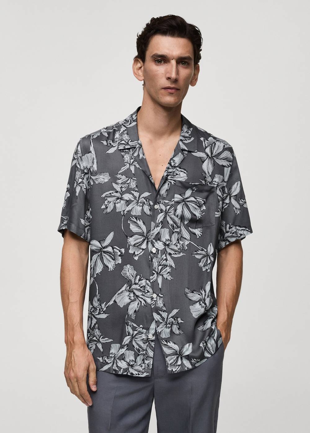 Mango Regular Fit-Hemd mit Hawaiiprint Bis zu 55% Rabatt