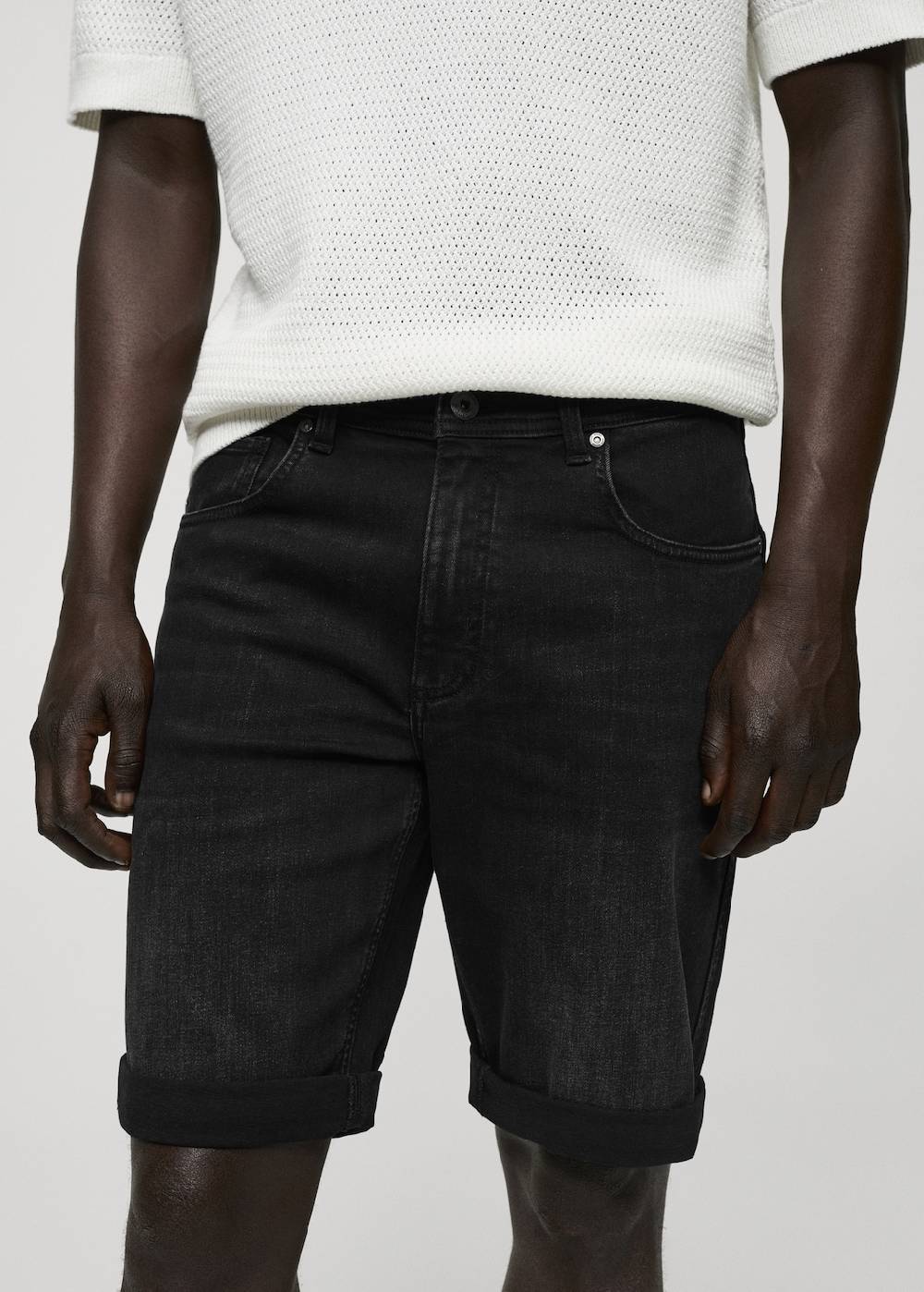 Mango Slim Fit-Jeans-Bermudashorts Discount Store für neue Produkte