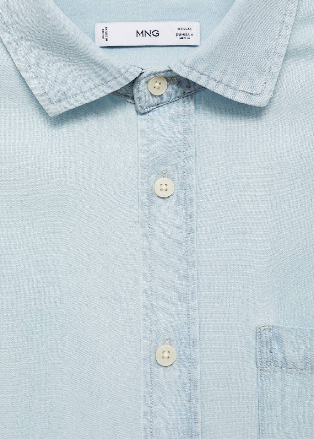 Mango Regular-Fit-Hemd aus 100 % Tencel Fabrikladen